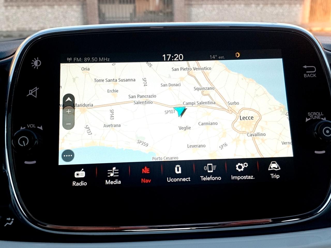 Fiat 500 1.3 Multijet 95 CV Mirror Antifurto Navi
