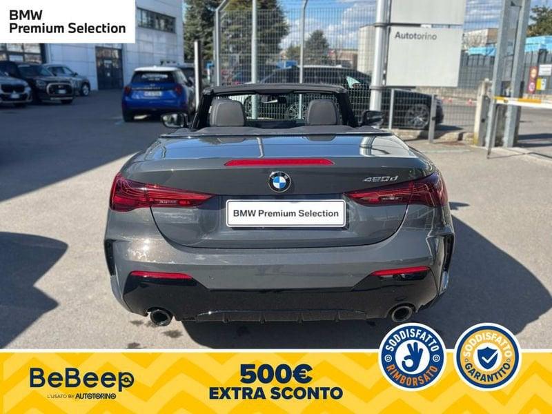 BMW Serie 4 Cabrio 420D CABRIO MHEV 48V MSPORT PRO AUTO