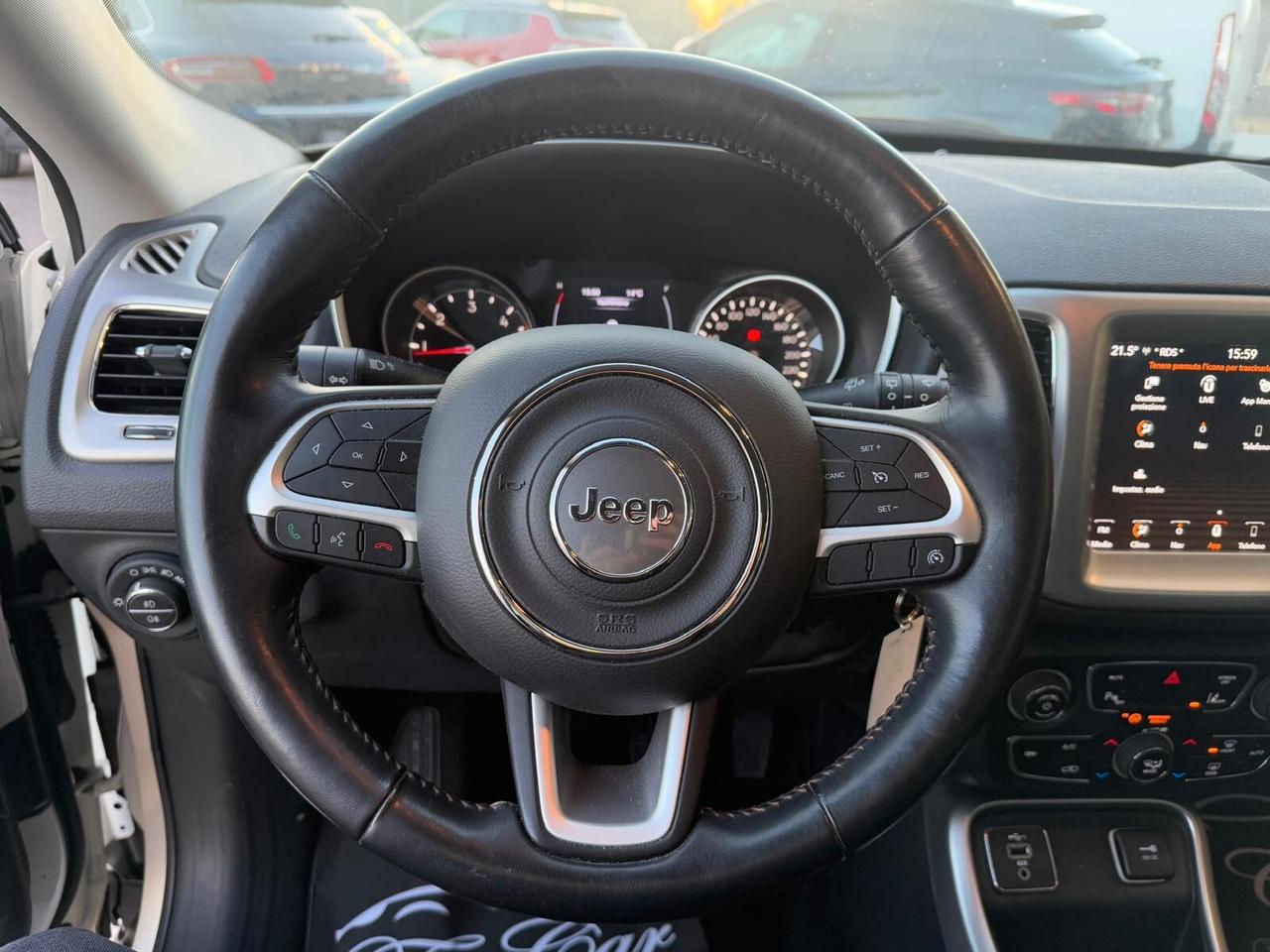 JEEP COMPASS LIMITED 1.6 MJT 120CV PELLE NAVI CAM ANNO 2019