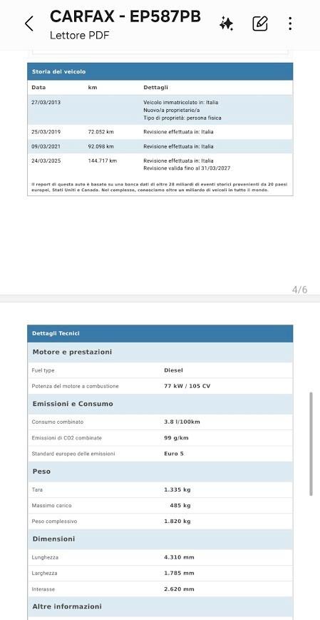 Audi A3 SPB 1.6 TDI 105 CV CR Attraction