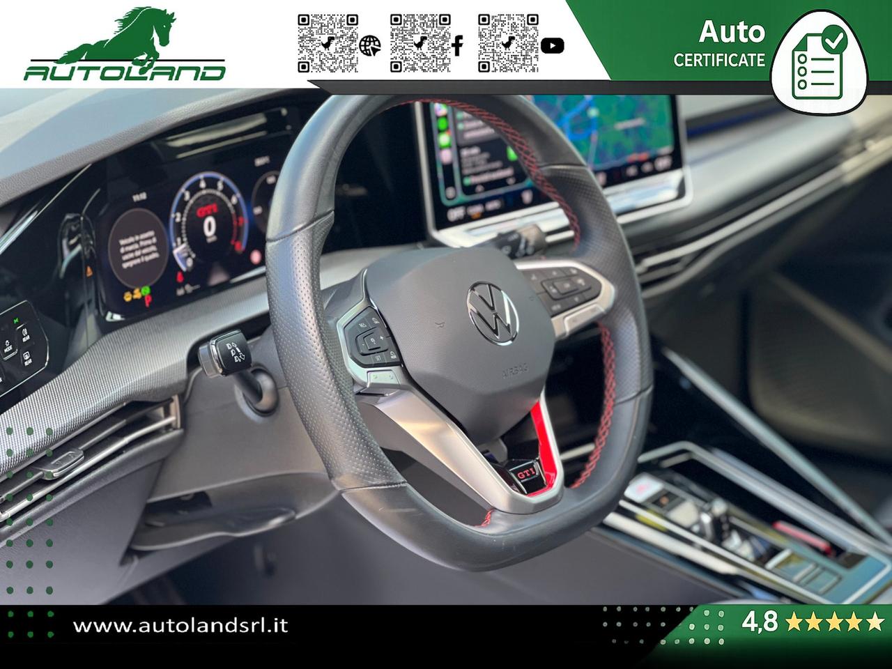Volkswagen Golf 2.0 tsi GTI 265cv dsg TETTO - HEAD UP - PELLE - SEDILI VENTILATI