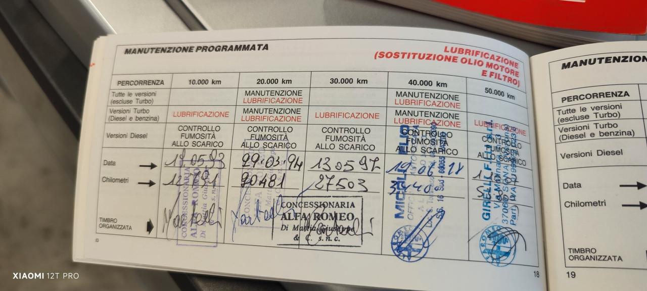 Alfa Romeo 75 1.8 TURBO (SERIE LIMITATA A.S.N)