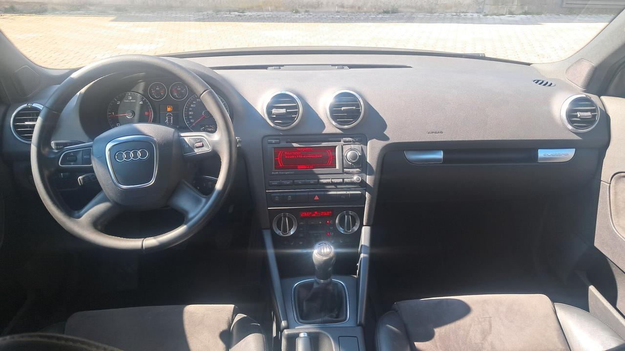 Audi A3 SPB 2.0 TDI 170 CV F.AP. quattro Ambition