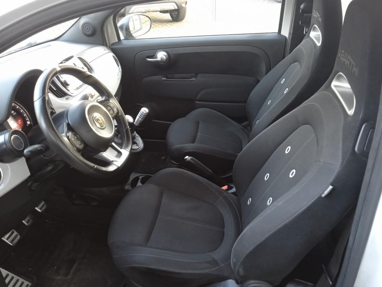 Abarth 595 17" GRIGIO CAMPOVOLO SENS PARK GOMME INVERNALI SEMI NUOVE VETRI SCURI