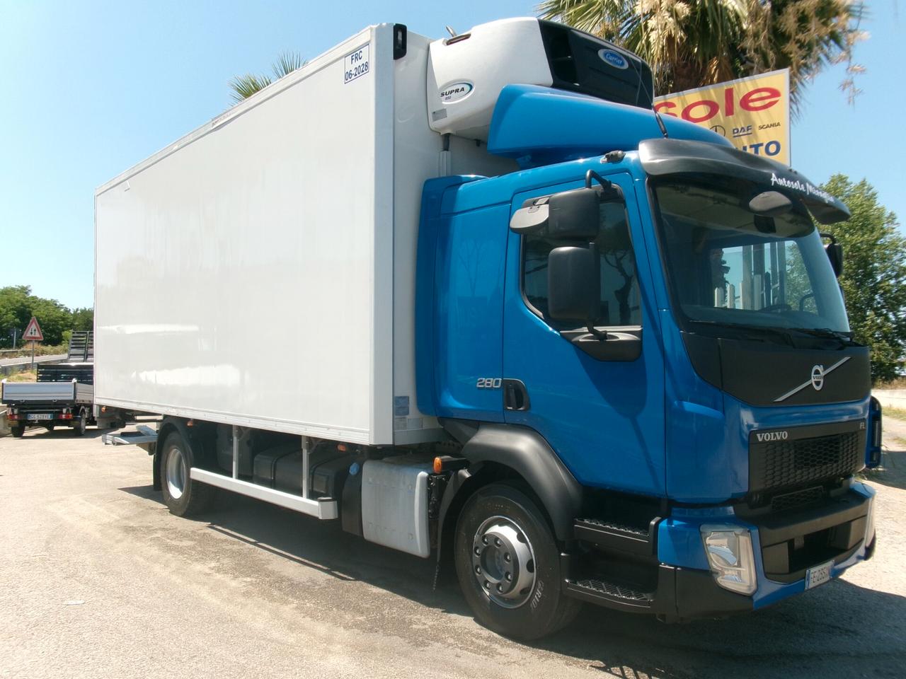 Volvo FL 160Q 280CV EURO 6 FRIGO FRC -20° 06/2028+PEDANA 15 PEDANE EPAL