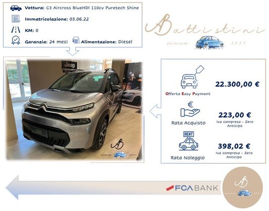 Citroen C3 Aircross C3 Aircross BlueHDi 110 S&S Shine