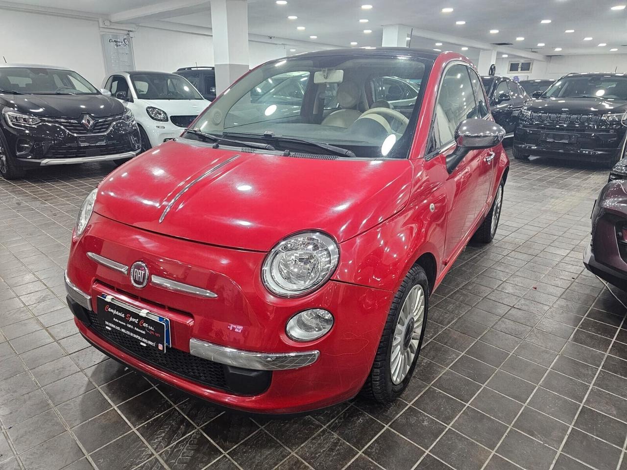 NUOVA FIAT 500 LOUNGE 1.2 BENZ 69CV DUALOGIC TETTO PANORAMICO APRIBILE