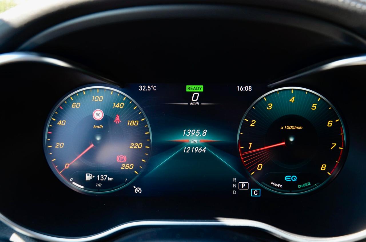 MERCEDES-BENZ C200 COUPE MHEV MILD HYBRID (EQ-BOOST) PREMIUM PLUS 184cv AUTO, UFF ITALIANA, SERVICE UFF MERCEDES, TETTO, HI-FI BURMESTER, FARI MULTIBEAM, 19", RETRO 360, PERMUTE