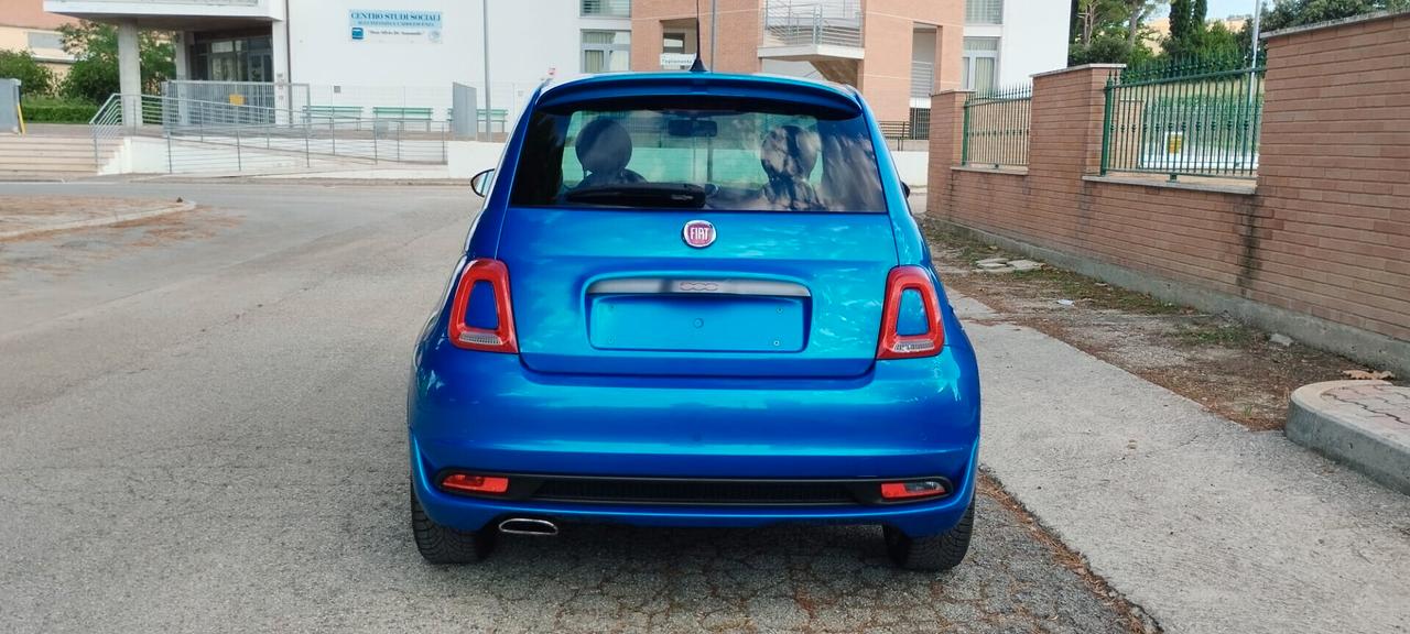 Fiat 500 1.2 "S" Connect Blu Italia
