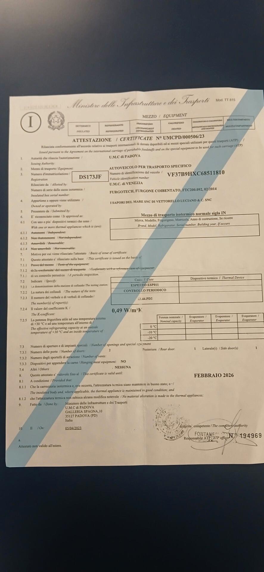 Peugeot Partner 1.6 HDi furgone isotermico