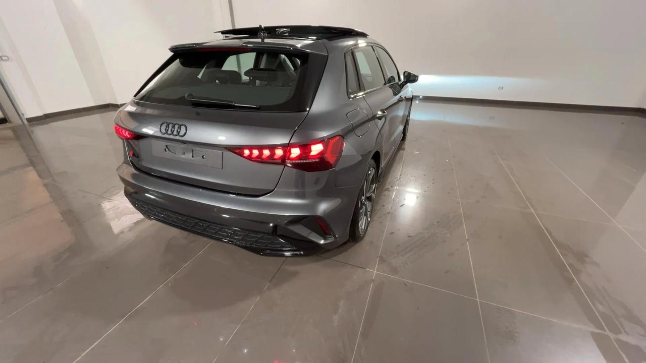 Audi A3 SPB 35 TDI S tronic S-line edition - TETTO APRIBILE AUTOMATICA CAMERA VIRTUAL