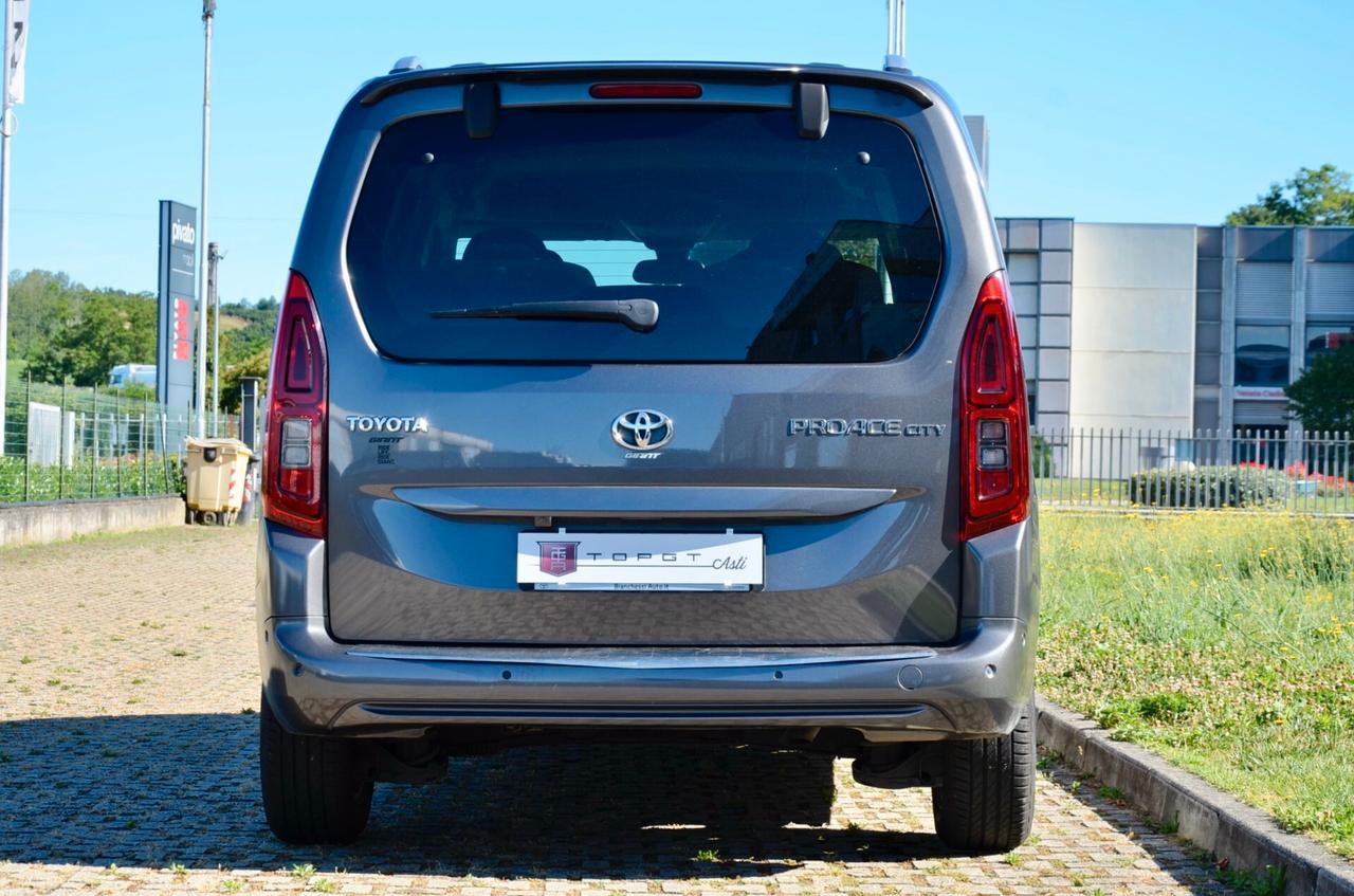 TOYOTA PROACE CITY 1.5 HDI EXECUTIVE 100cv 7 POSTI, UNICOPROPRIETARIO, EURO 6D, UFF ITALIANA, SERVICE TOYOTA, NAVI, RETROCAMERA, PERMUTE
