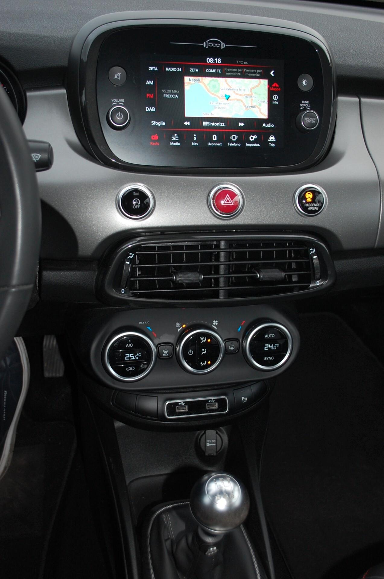 Fiat 500X 1.3 mjt Sport 95CV Uff Italy Lega Full Led USB