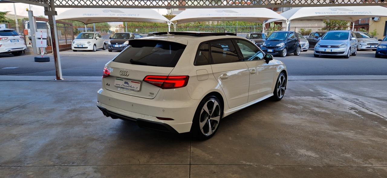 Audi A3 SPB 2.0 TDi 150cv quattro S-Line XXL