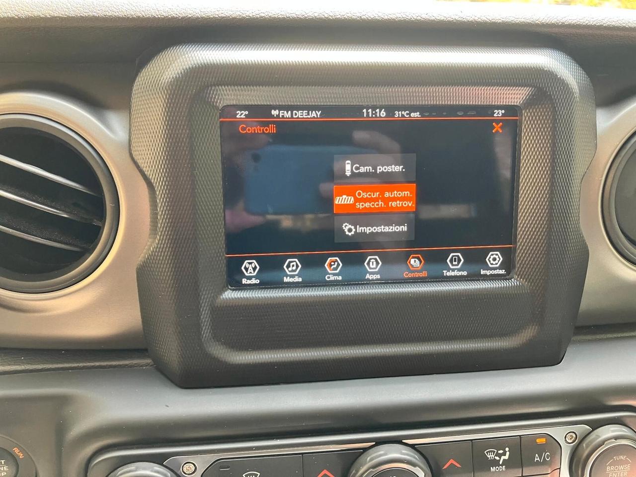 Jeep Wrangler Unlimited 2.2 Mjt II Sahara uff ITA cert