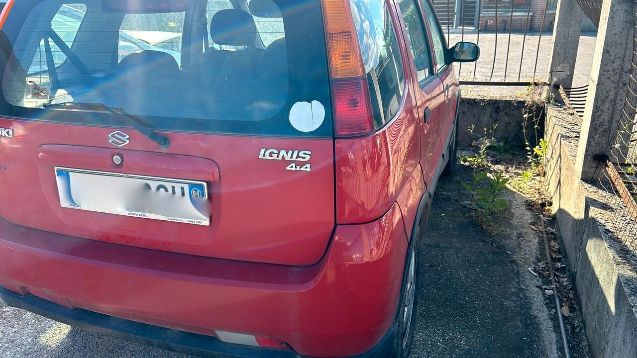 suzuki ignis 4 per 4 con motore. nuovo.