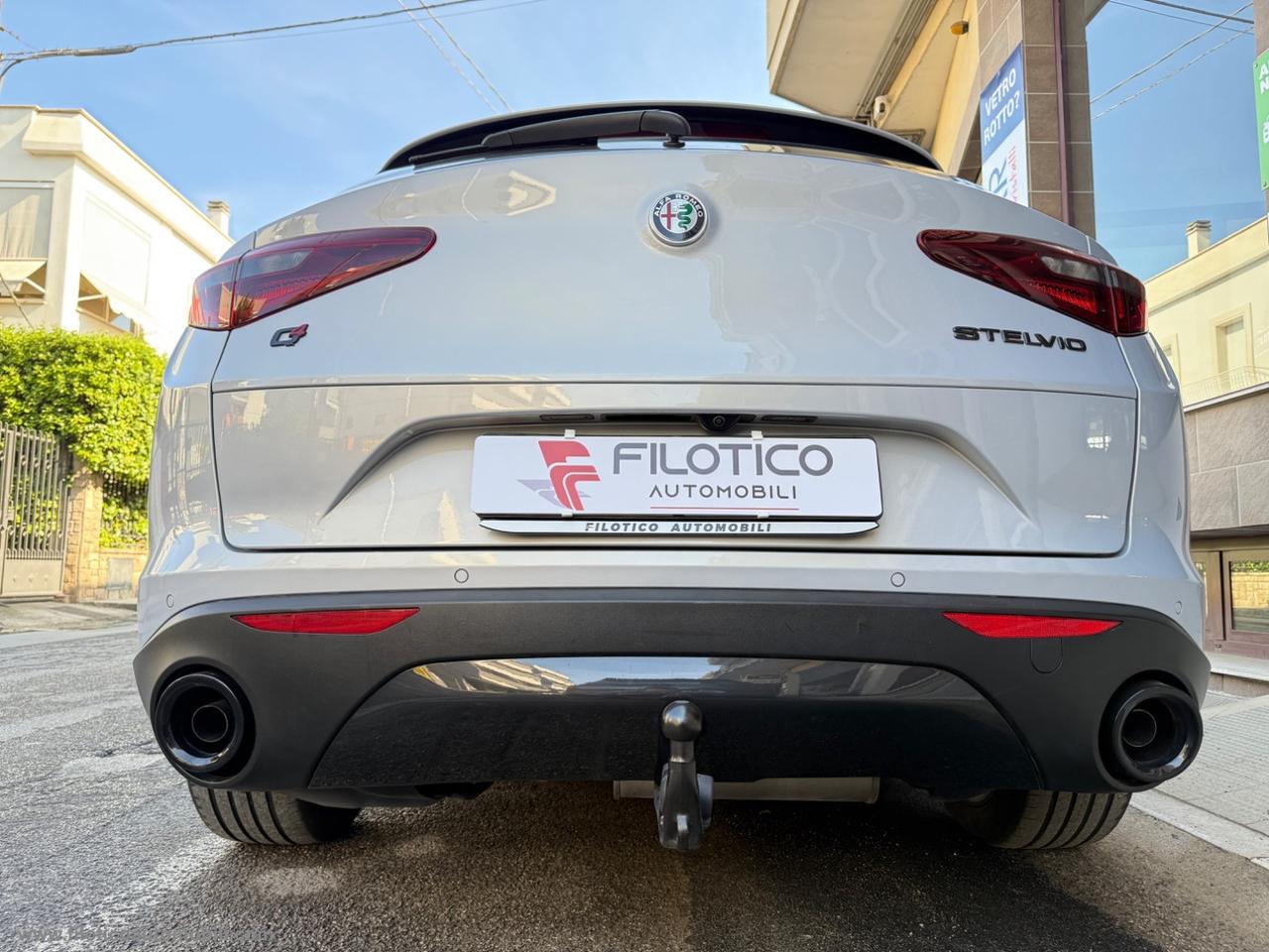 ALFA ROMEO Stelvio 2.2 T.diesel 190CV AT8 Q4 Sprint MY 2021 - GANCIO DI TRAINO ELETTRICO-PELLE