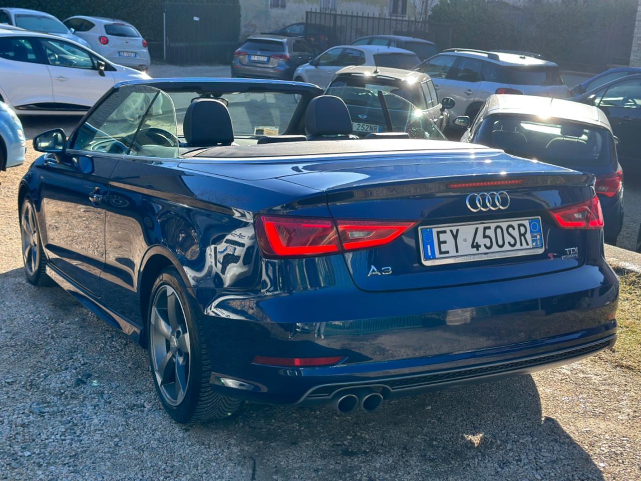 Audi A3 CABRIO 2.0 TDI 184CV QUATTRO SLINE FULLOPT KMCERT