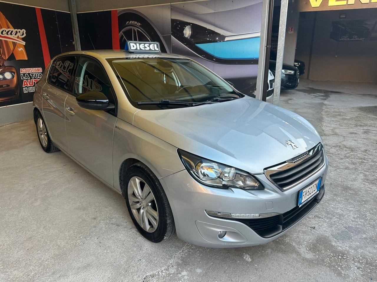 Peugeot 308 1.6cc diesel 12 mesi garanzia-2014