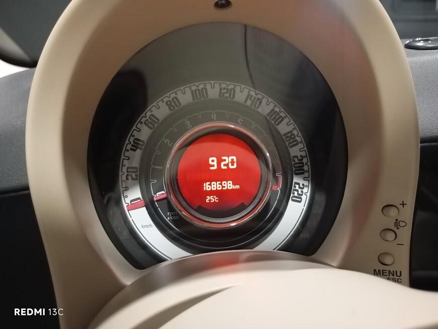 FIAT 500 DEL 2008 BENZINA CAMBIO AUTOMATICO TETTO APRIBILE