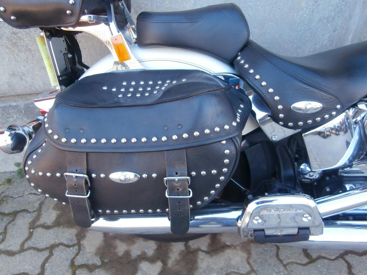 Harley-davidson 1450 Heritage Softail Classic del 2000 compreso trapasso, tagliando, garanzia
