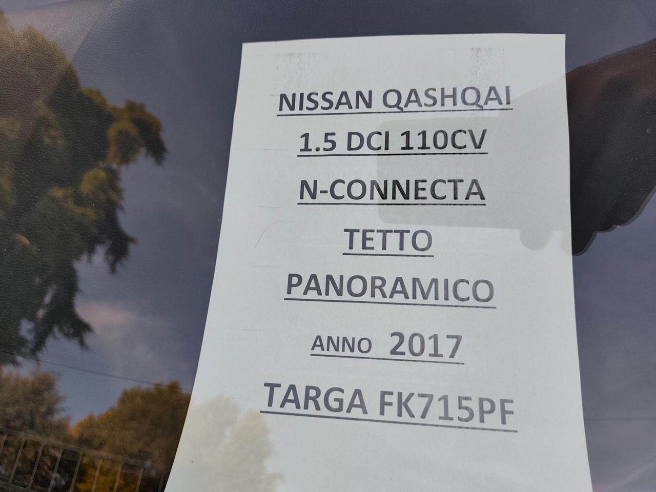 Nissan Qashqai 1.5 dCi 110 CV TETTO PANORAMICO