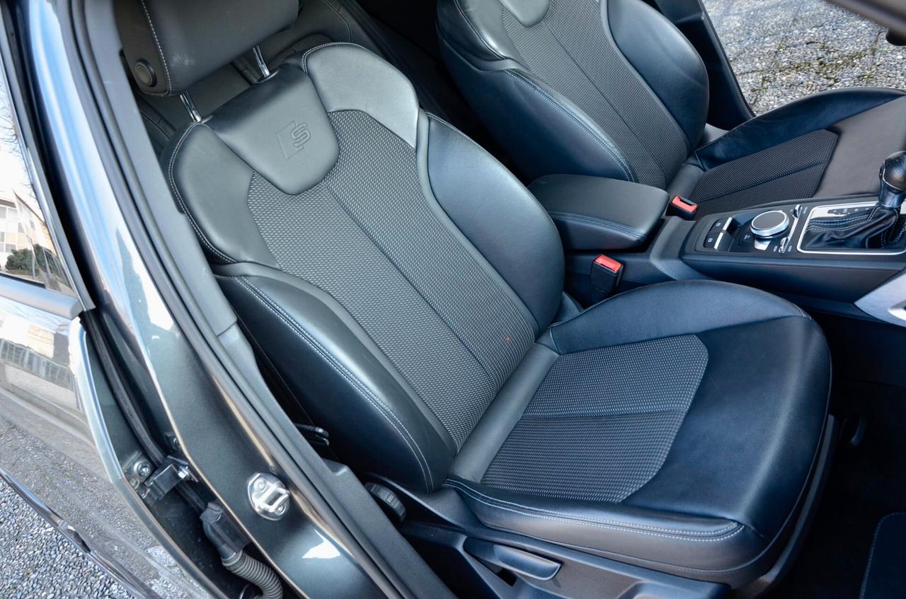 AUDI Q2 1.4 TFSI S-LINE INT+EXT 150cv S-TRONIC, UNICOPROPRIETARIO, UFF ITALIANA, FULL LED, NAVI, PERMUTE