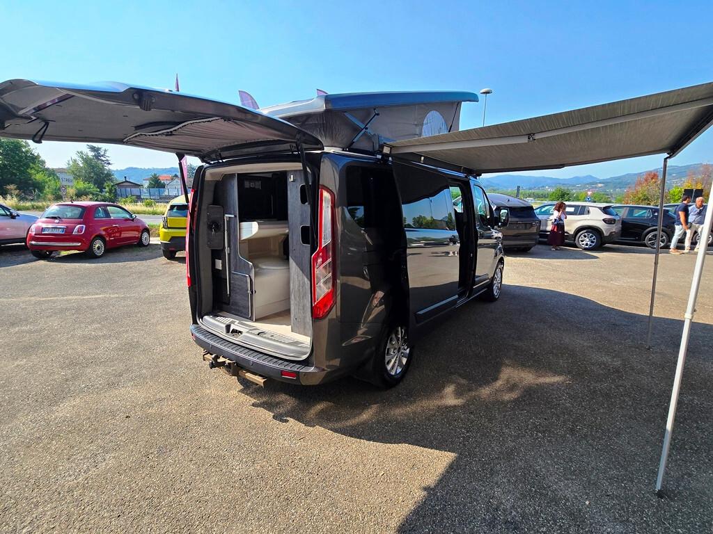 Ford TRANSIT CUSTOM 2.0 ECOBLUE HYBRID 170CV SOLARIA AUTOCARAVAN 4 POSTI LETTO CON BAGNO COMPLETO!