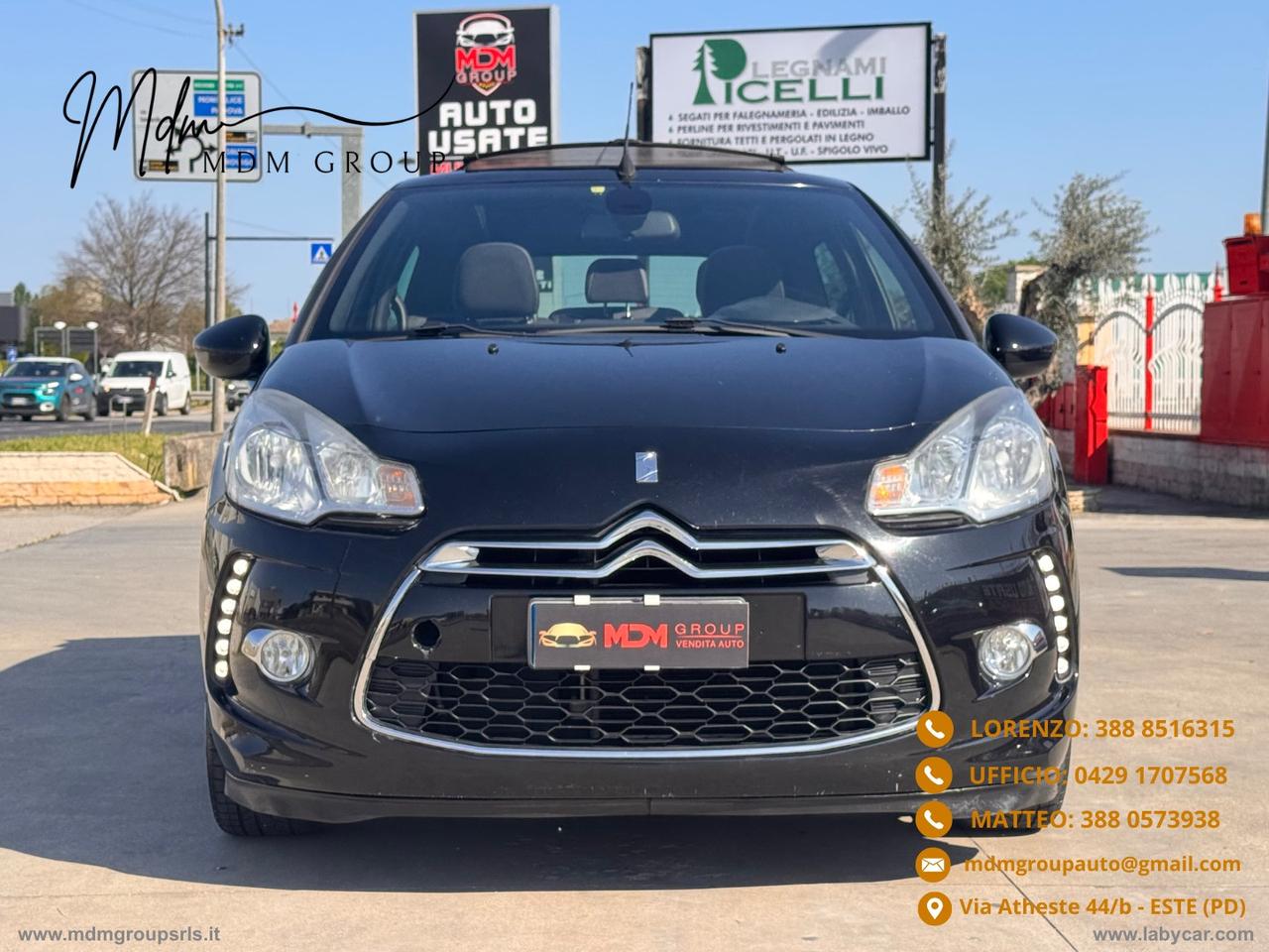 DS AUTOMOBILES DS 3 1.2 VTi 82 Chic Cabrio OK NEOPATENTATO