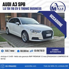 AUDI A3 1.6 TDI 116 CV S tronic Business