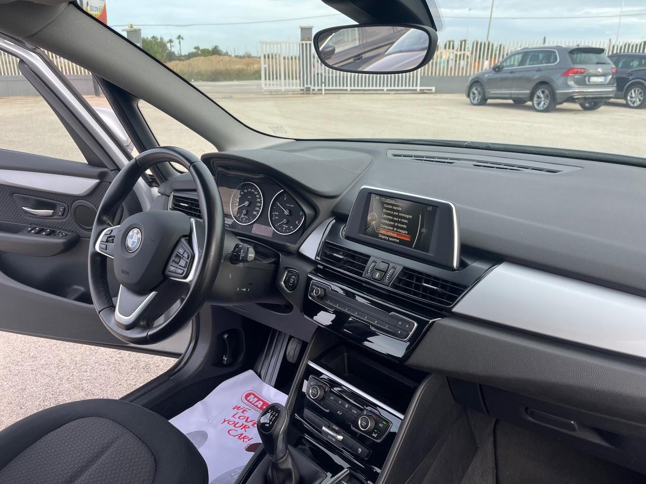 BMW 216D 115CV TWIN TURBO FULL MANUALE MY16