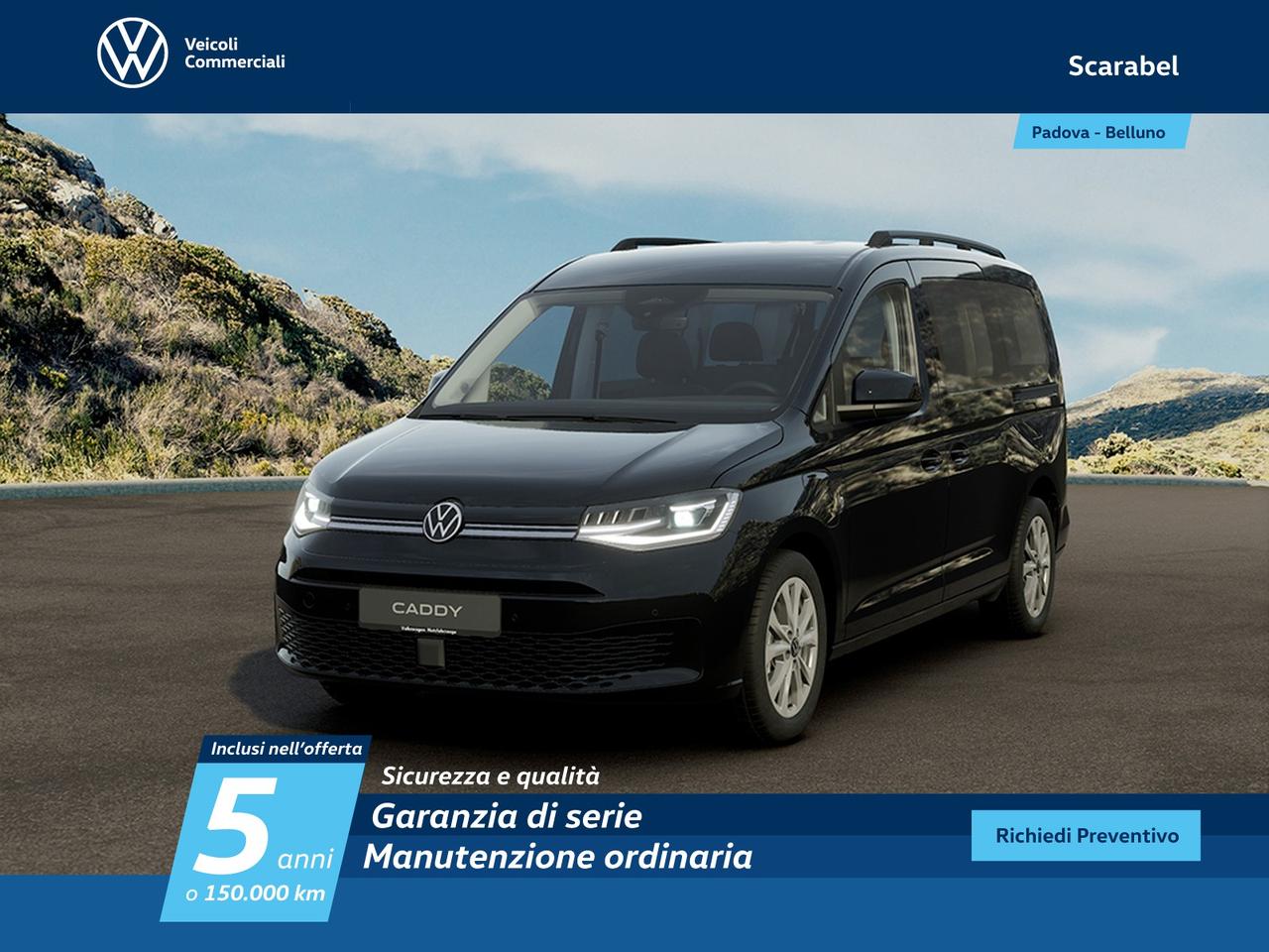 Volkswagen Caddy maxi 1.5 phev 150cv life dsg