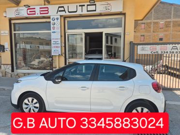 CITROEN C3 1.5 DIESEL 102 CV ANNO 2019 N1 KM CERTIFIC