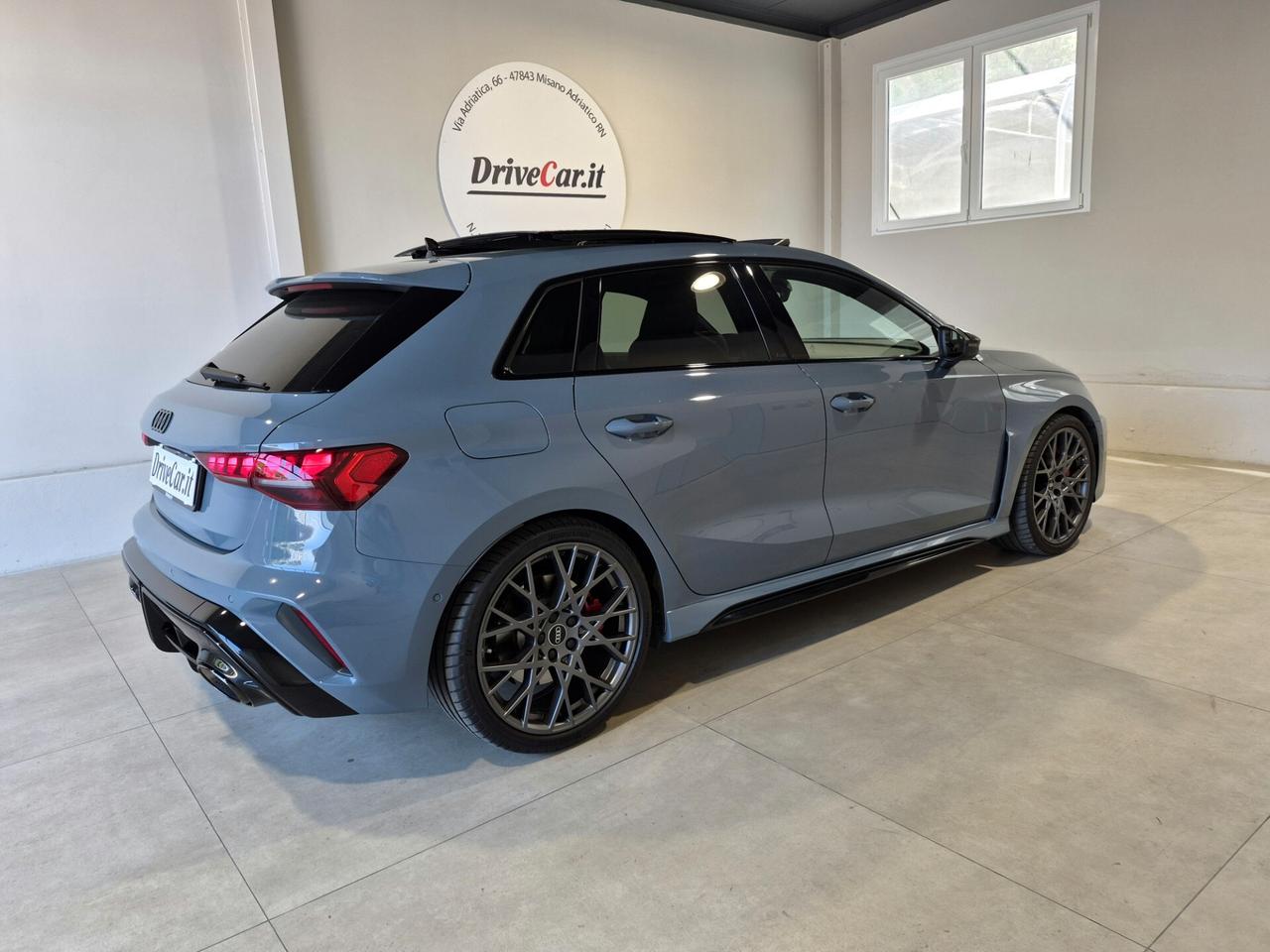 Audi A3 RS3 SPB SCARICHI TETTO MATRIX CARBONIO SONOS PELLE ACC PINZE ROSSE C19 280KM/H