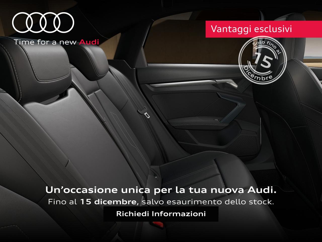 Audi A3 sedan 2.0 tdi s line edition 150cv s-tronic