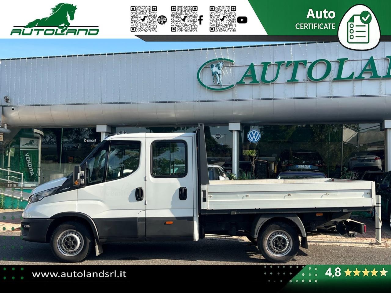IVECO Daily 35 S14 D 3750 Doppia Cabina - WEBASTO - Clima Automatico - Gancio - Traino