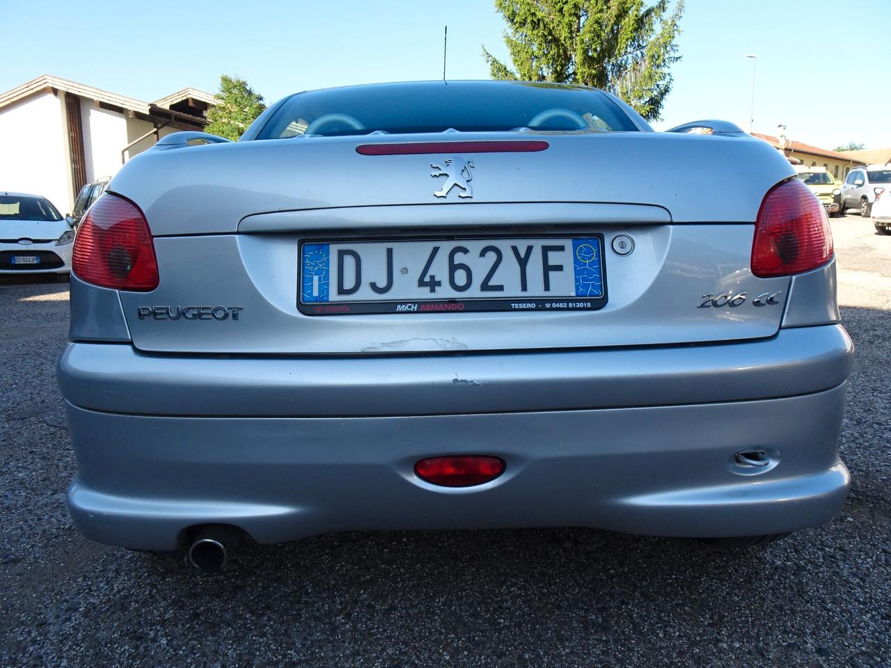 Peugeot 206 1.6 16V CC Enfant Terrible LEGGERE ANNUNCIO