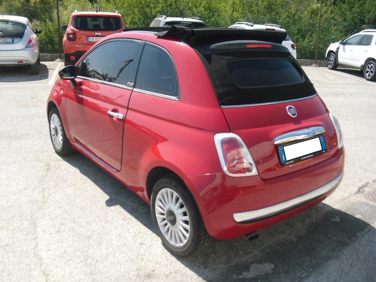 Fiat 500 C 1.2 69cv Lounge, FULL OPTIONAL, OK NEOPATENTATI!!