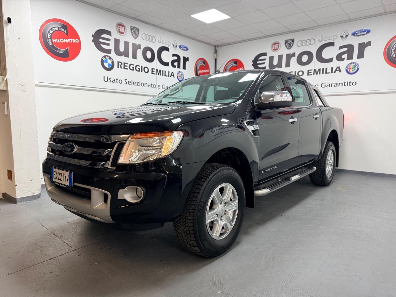 Ford Ranger 2.2 TDCi aut. DC Limited 5pt. 12/2014 EURO 5B NEOPATENTATI GANCIO TRAINO