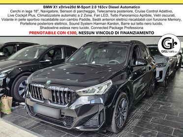 BMW X1 20d xDrive MSport Tetto Navi C.18" Cam M-Sport Nav