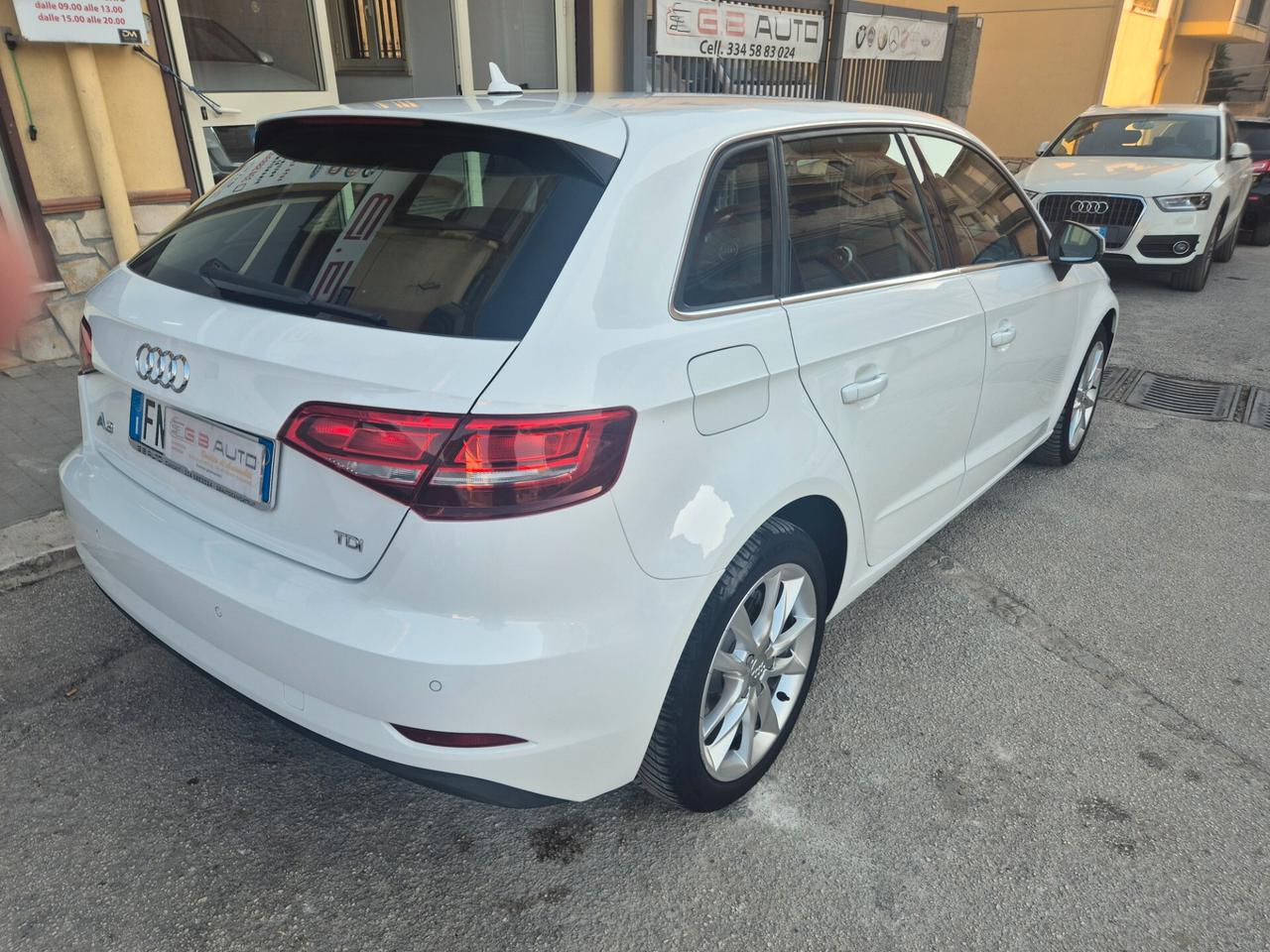 AUDI A3 ANNO 2018 FARI LED SOLI KM 90000 CERTIFICATI