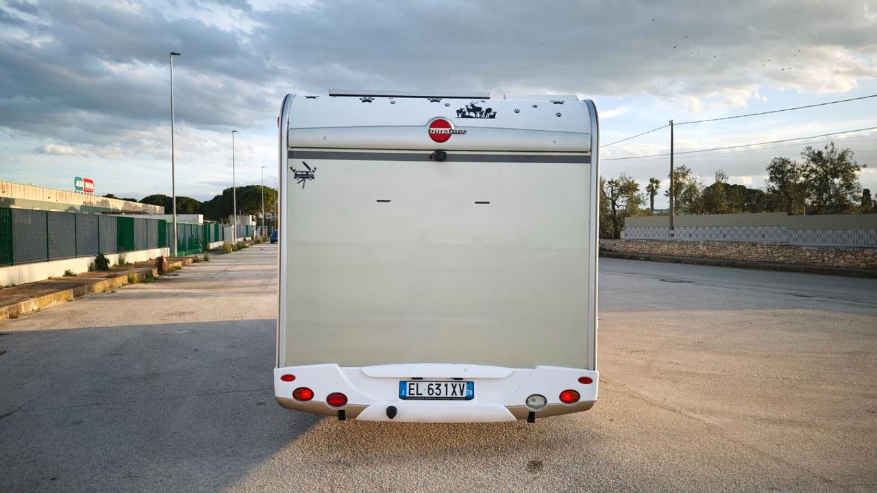 Burstner su Ducato 130cv con Gemelli e basculante