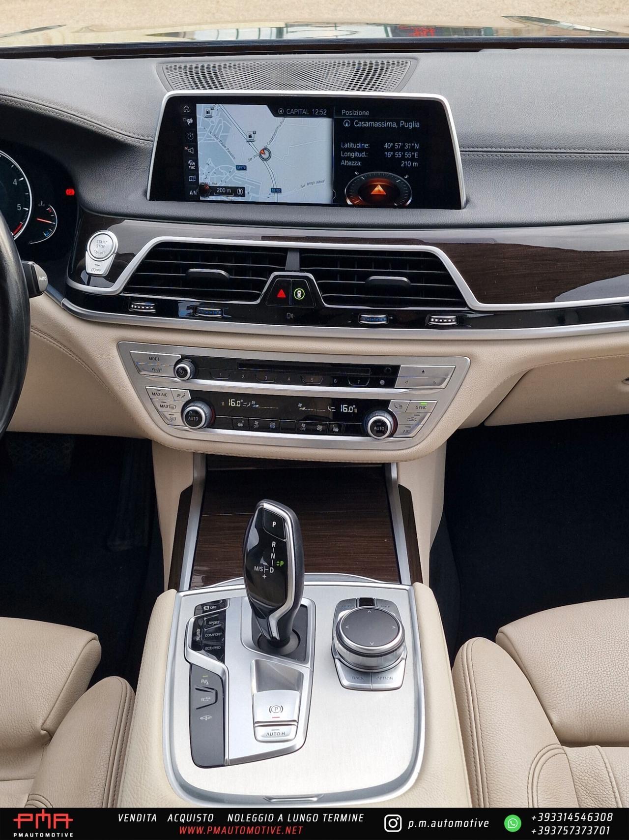 BMW 730 d xdrive Luxury auto tagl. bmw