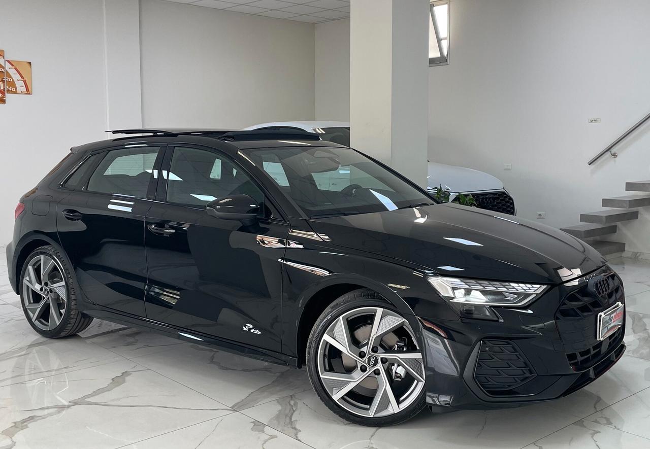 Audi A3 SPB 35 TDI 150CV S tronic S-line x3 Identity Black