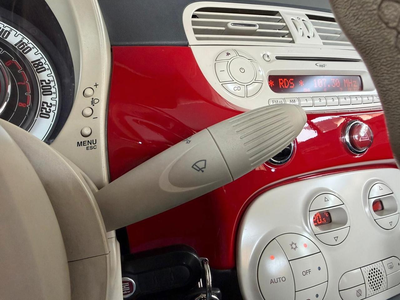 Fiat 500 CABRIO 1.2cc LOUNGE 69cv C/AUTOMATICO - 1 PROPRIETARIO