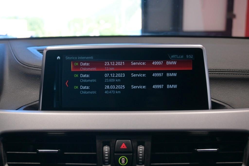 BMW X2 16D 115CV STEPTRONIC S-DRIVE BUSINESS ADVANTAGE ( FARI LED - CRUISE - NAVI - PARK ASSISTANT )