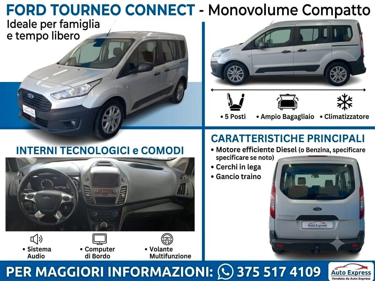 Ford Tourneo Connect 1.5 TDCi 120 CV anno 2019 km 125 mila