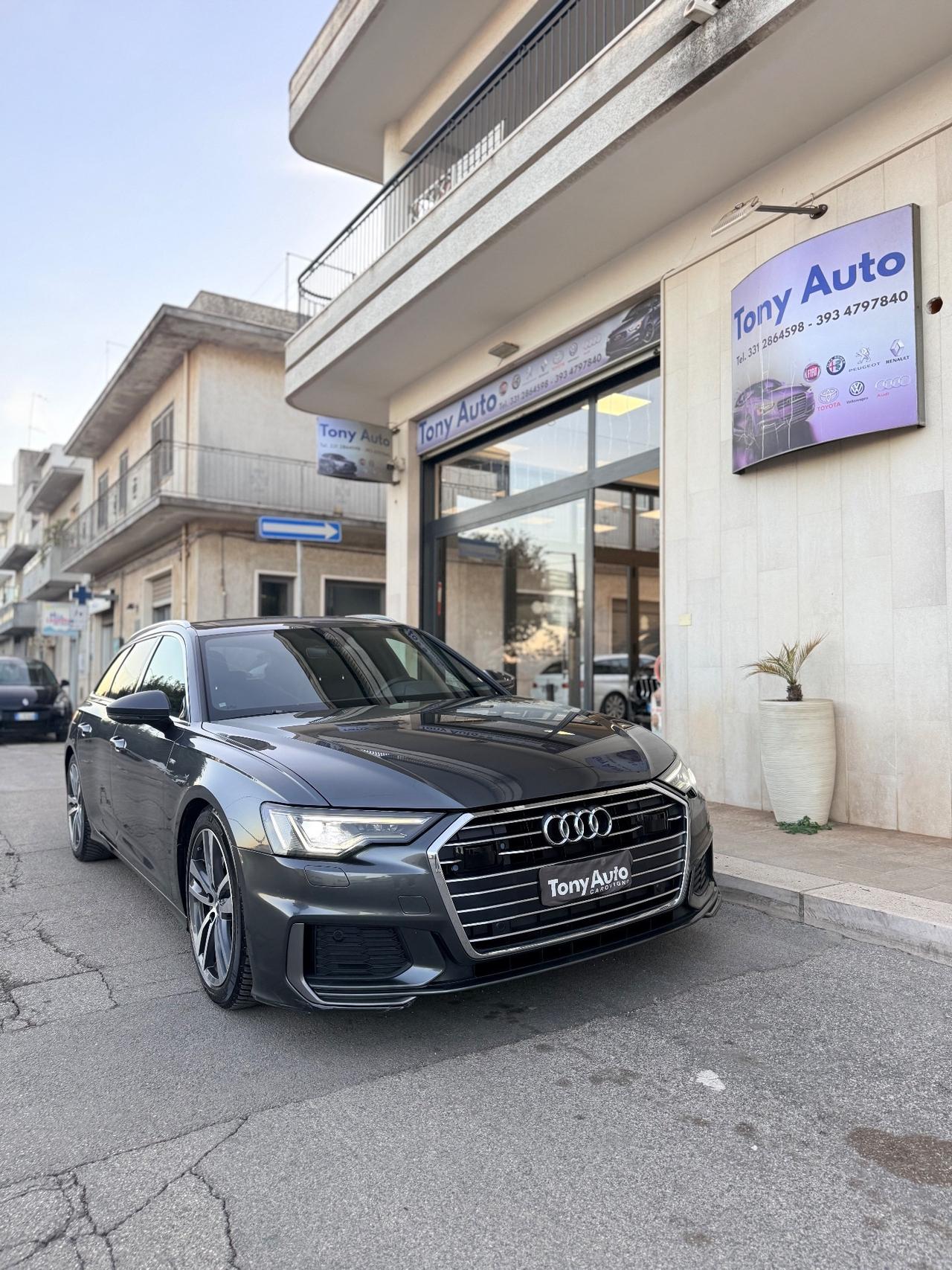Audi A6 40 2.0 mhev (diesel/elettrica)TDI S tronic Sport, cambio s-tronic, modello S-LINE,KM CERTIFICATI