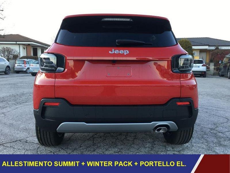 Jeep Avenger 1.2 Turbo Summit PORTELLO ELETTRICO + WINTER PACK