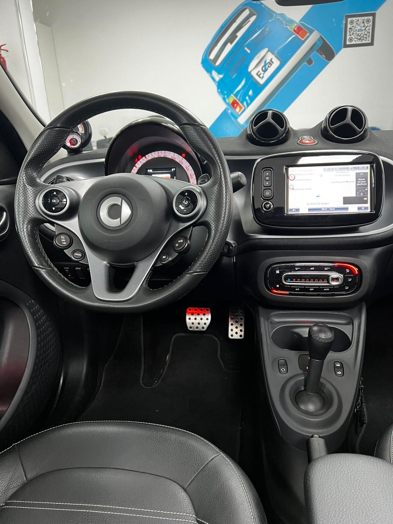 Smart ForFour 90 0.9 Turbo twinamic Prime PACCHETTO LUCI CON CAMBIO F1